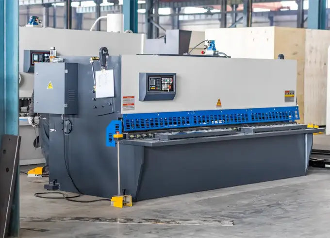 qc12k swing beam shearing machine