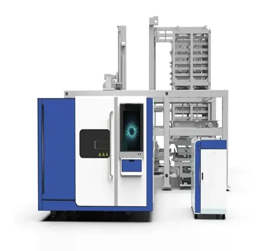 قاطع ليزر بالتحميل والتفريغ الأوتوماتيكي